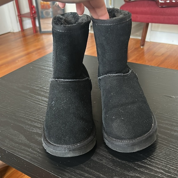 UGG Suede & Fur Classic Boots - Picture 3 of 5